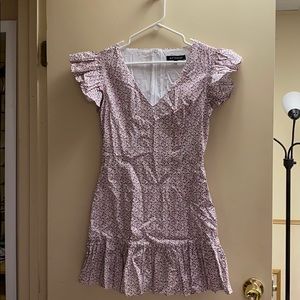 Kittenish Floral Dress